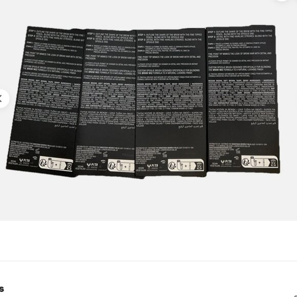 4x Anastasia Beverly Hills BROW WIZ Skinny Eye Brow Pencil Medium Brown .001 oz - Picture 2 of 6